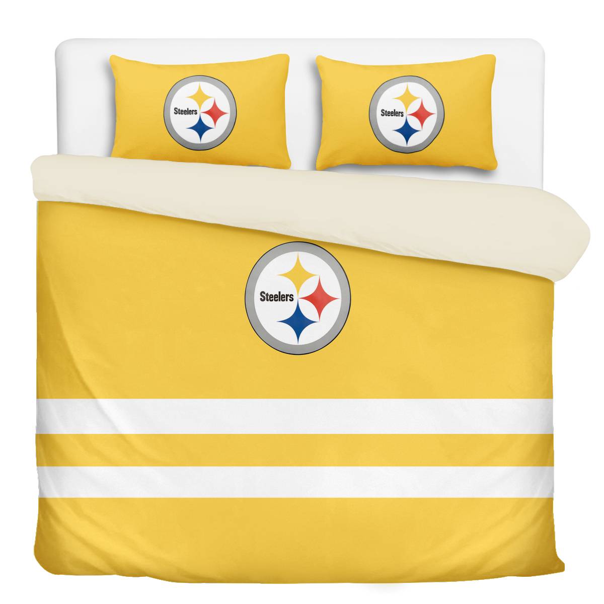 Pittsburgh Steelers 3-Piece Full Bedding 002